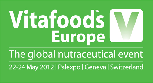 Vitafoods Europe. 22-24 May 2012 Geneva Palexpo Switzerland